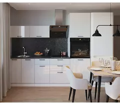 Кухонный гарнитур Белый глянец-1 (2400 мм)